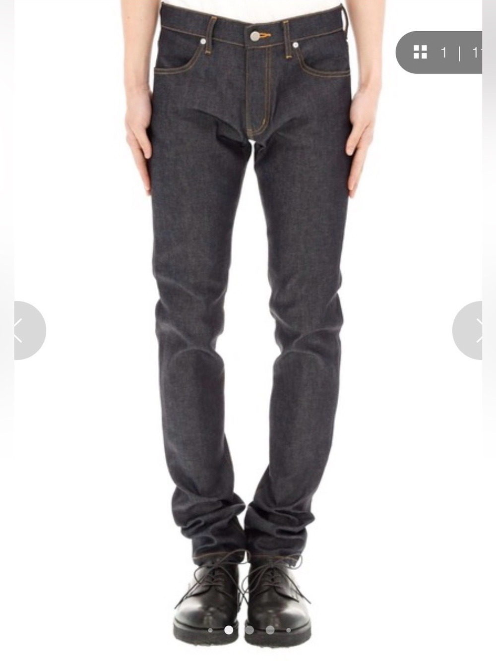 JOHN LAWRENCE SULLIVAN RIGID DENIM SKINNY PANT JAPANESE STREETWEAR  sz 38